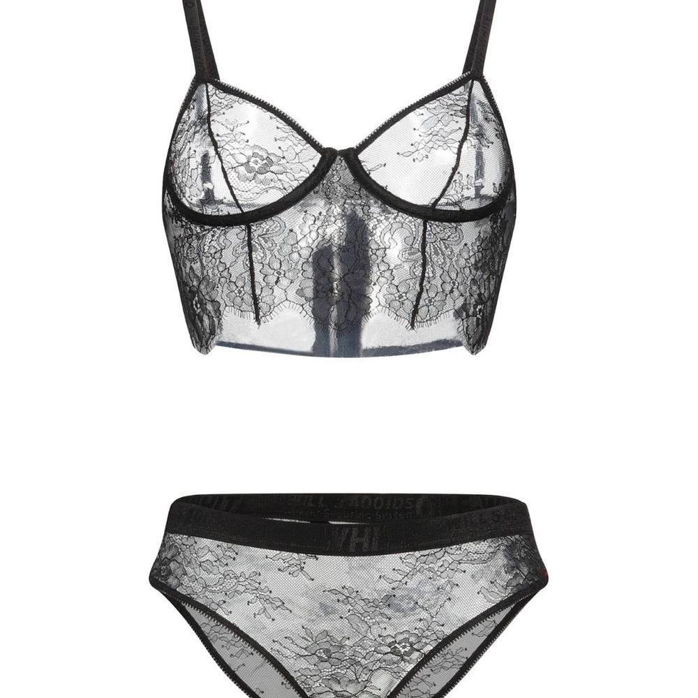 Black Lace Intimate Set